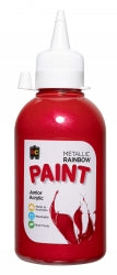 Sp- Paint Ec 250ml Metallic Rainbow Junior Acrylic Red