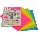 COPY PAPER RAINBOW A4 75GSM FLURO ASSORTED PK100