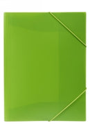 DOCUMENT WALLET MARBIG A4 SOFT TOUCH BRIGHTS LIME