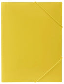 DOCUMENT WALLET MARBIG A4 SOFT TOUCH BRIGHTS YELLOW