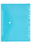 Sp- Binder Pocket Marbig A4 With Button Closure Marine