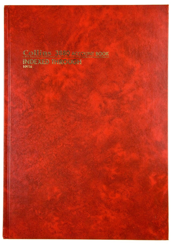 ACCOUNT BOOK COLLINS 3880 INDEX/THRU