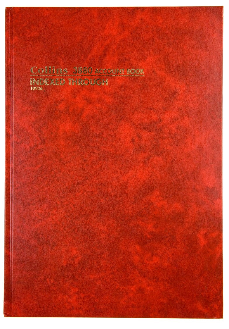 ACCOUNT BOOK COLLINS 3880 INDEX/THRU