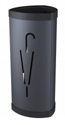 Sp- Umbrella Stand Alba Steel Black