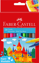 MARKER FABER-CASTELL SUPER WASHABLE ASSTD WLT24