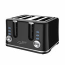 Sp- Toaster Nero 4 Slice Square Style Black