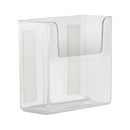 BUSINESS CARD HOLDER BLUEPRINT WALL MOUNT PORTRAIT CLEAR