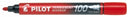 Sp- Marker Pilot 1.0mm Permanent Sca-100 Bullet Tip Fine Red (BX12)