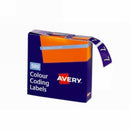 Sp- Labels Colour Coding Avery 25x38mm 7 Side Tab Purple Pk500