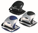 Sp- Punch Rexel 2 Hole Premium Sml Sil/Blk Clam 15sht