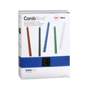 BINDING COMBS GBC 25MM BLACK PK50