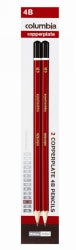 Sp- Pencil Lead Copperplate 4B Hexagon Pk2 (PKT)