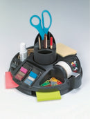 Sp- Desk Organiser Post It C91 Rotary Black