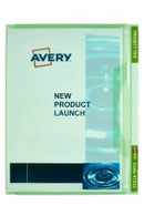 Sp- Project File Avery A4 Green Transparent Plastic