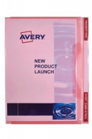 Sp- Project File Avery A4 Red Transparent Plastic