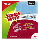 Sp - Antibacterial Wipes Scotchbrite Thick & Tough Pk5