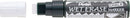 Sp- Marker Pentel 10.0-15.0mm Liquid Chalk Wet Erase Broad Chisel Tip White (BX12)