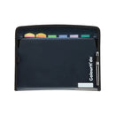 Sp- Expanding File Colourhide Zipit A4 Pp 7 Pocket Black