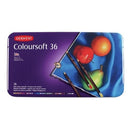 Sp- Pencils Coloured Derwent Coloursoft Tin 36