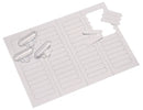 Sp- Index Tabs Inserts Crystalfile (Round Edge) Blue Pk60