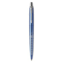 PEN PARKER JOTTER GLOBAL ICON BP CHROME COLOUR TRIM SEOUL BLUE