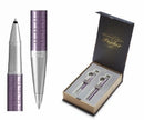 Sp- Pen Parker Im Premium Rb & Bp Duo Gift Set Dark Violet Chrome Trim