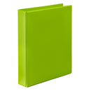 BINDER INSERT MARBIG A4 CLEARVIEW 2 D-RING 25MM LIME