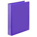 BINDER INSERT MARBIG A4 CLEARVIEW 2 D-RING 25MM PURPLE