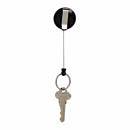 Sp- Key Holder Rexel Id Retractable Mini Nylon Cord Black