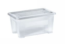 STORAGE+ BOX WITH LID ITALPLAST 5 LITRE GRAPHITE