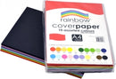 COVER PAPER RAINBOW A4 125GSM ASST PK250