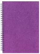 Notebook Stylex A5 Time To Shine Glitter Purple 120pg