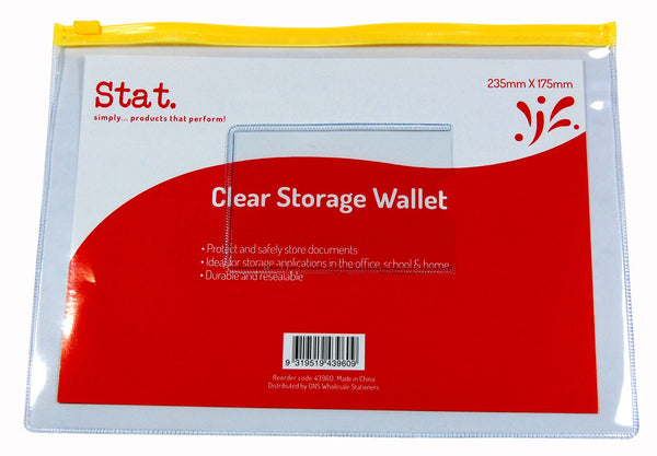 DATA FILE ENV STAT 235X175MM TRANSPARENT