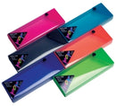 Sp- Pencil Case Colby P-645 Pop Blue Hard Snap Close