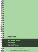 NOTEBOOK PROTEXT A5 PP TWIN WIRE 200PG LIME