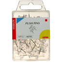 PUSH PINS ESSELTE CLEAR PK50