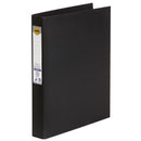 BINDER MARBIG A4 PE 4 D-RING 25MM BLACK
