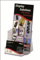 BROCHURE HOLDER DEFLECTO DL WITH BUSINESS CARD HOLDER