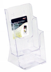 BROCHURE HOLDER DEFLECTO DL F/S W/M 2 TIER