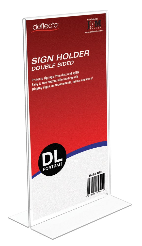 DOCUMENT HOLDER DEFLECTO DL DOUBLE SIDED PORTRAIT
