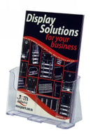 BROCHURE HOLDER DEFLECTO A4 F/S WALL MOUNT 77001