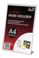 DEFLECTO SLANTED SINGLE SIDED DOC HOLDER A4 PORTRAIT 47401