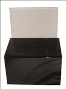 BALLOT BOX DEFLECTO A4 L/SCAPE LOCKABLE W/HEADER SMOKE