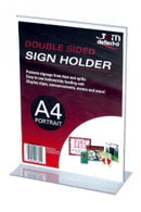 DOCUMENT HOLDER DEFLECTO A4 PORTRAIT DOUBLE SIDED 47801