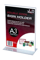 Deflecto Double Sided Document Holder A3 Portrait 48001