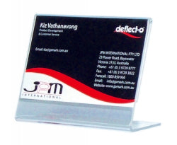 DEFLECTO BUSINESS CARD HOLDER SLANTED 46301