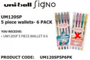 Sp- Pen Uni-Ball Gel Signo Sparkling Asst Wlt5