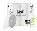 TOILET PAPER ROLL LIVI BASICS 300M JUMBO 2PLY