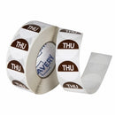 Sp- Label Avery 24mm Thursday Removable Brown/White 1000/Roll