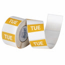 Sp- Label Avery 40x40mm Tuesday Removable Yellow/White 500/Roll
